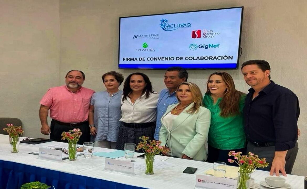 La Asociación de Clubes Vacacionales de Quintana Roo (Acluvaq) suscribió un convenio de colaboración con diversas empresas.