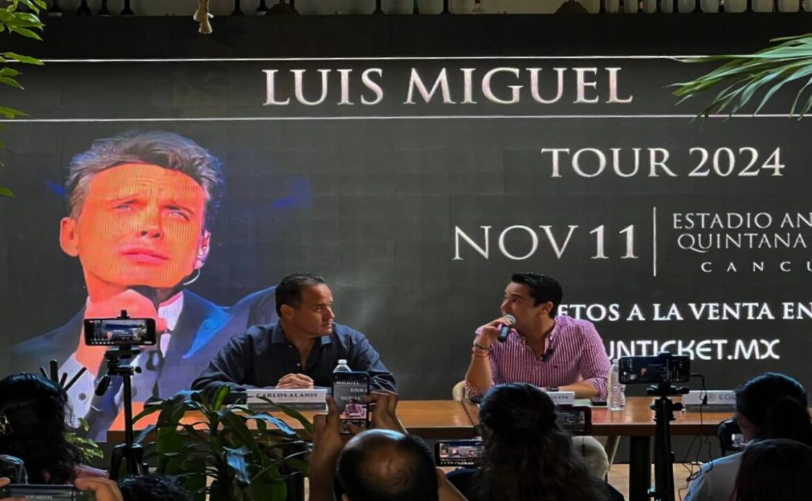 cancún-será-parte-del-luis-miguel-tour-2024- Con la expectativa de lograr un sold out más, el Tour 2024 de Luis Miguel hará escala en Cancún el próximo 11 de noviembre.