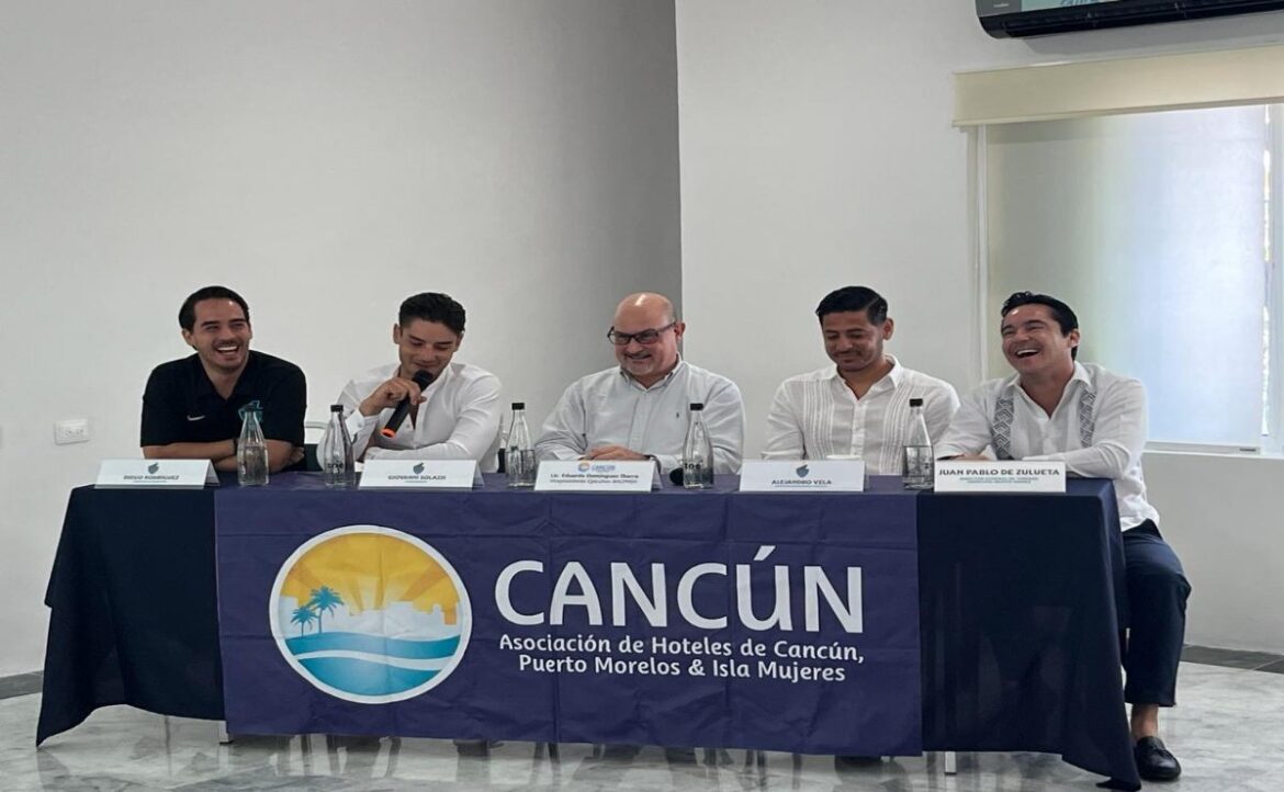 El equipo de fútbol Cancún FC anunció oficialmente su incorporación como miembro aliado de la Asociación de Hoteles de Cancún.