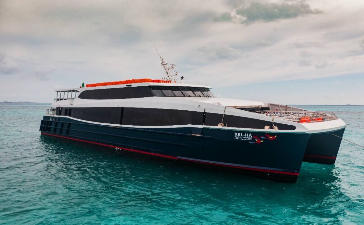 El 1 de abril iniciará operaciones el nuevo servicio de ferry entre Playa del Carmen y Cozumel y viceversa del Grupo Xcaret.